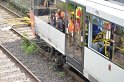 Unfall zwischen zwei KVB Bahnen Koeln Hoehenhaus Im Weidenbruch P294
